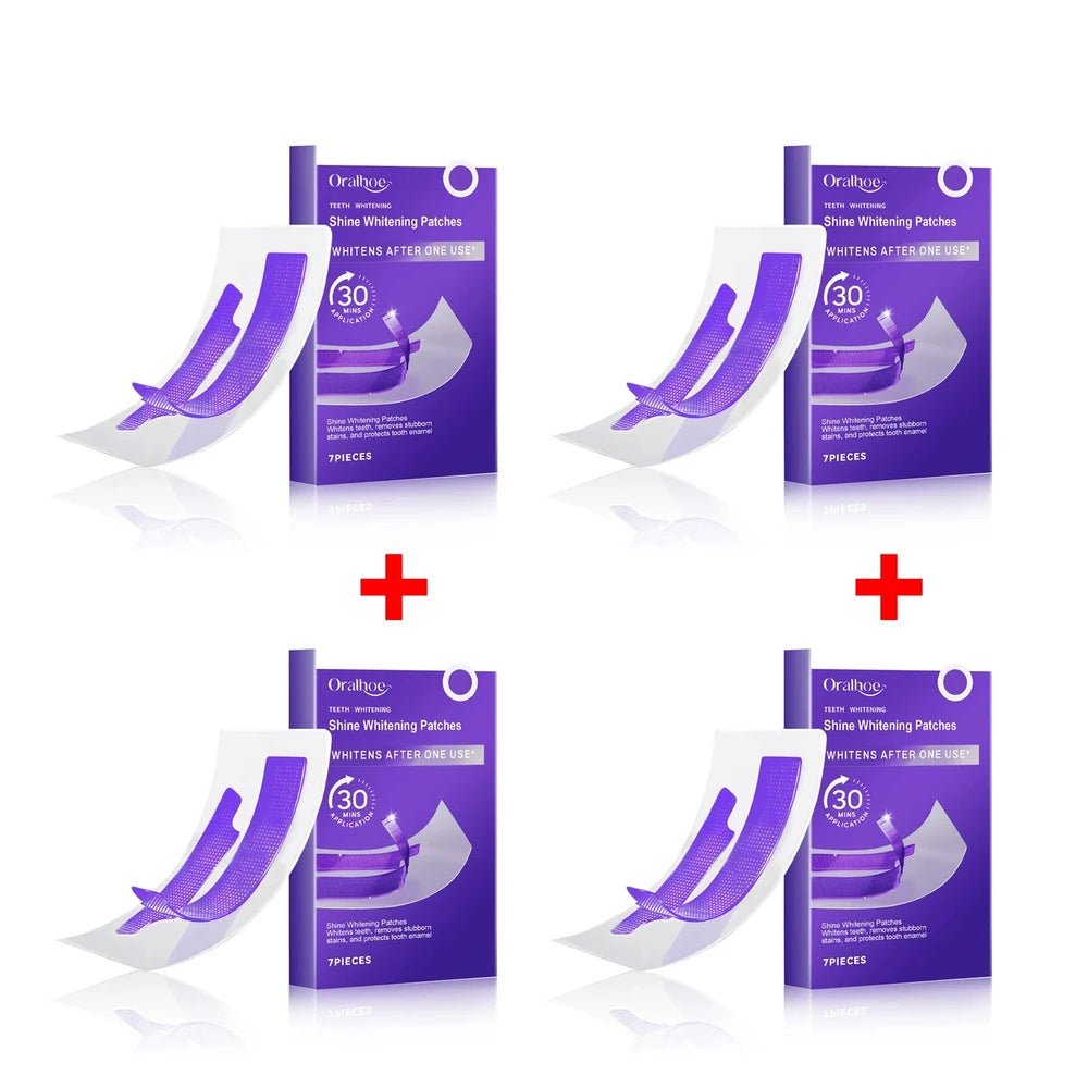 Purple Teeth Whitening Strips - Everyday Pocket Glow