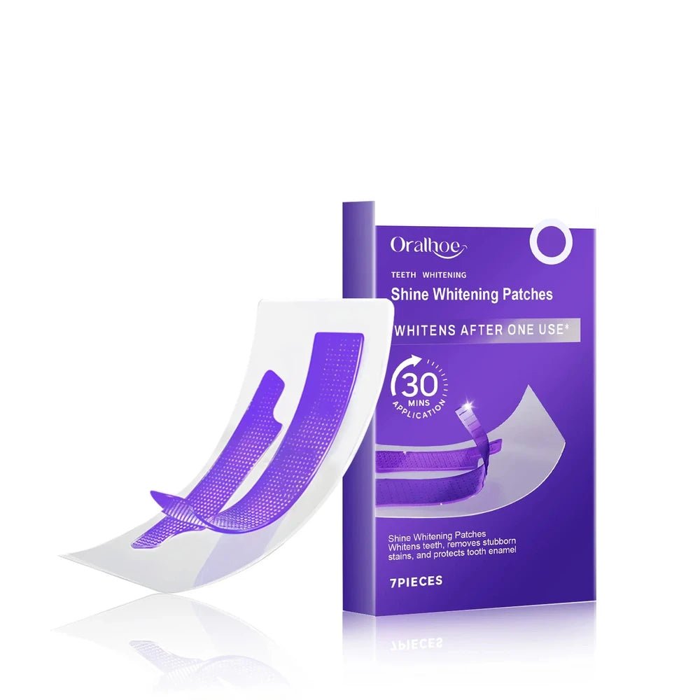 Purple Teeth Whitening Strips - Everyday Pocket Glow